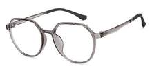 Load image into Gallery viewer, Grey Round Full Rim Unisex Eyeglasses by Lenskart Air-200561