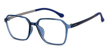 Load image into Gallery viewer, Blue Rectangle Full Rim Unisex Eyeglasses by Lenskart Air-200562