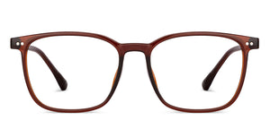 Brown Square Full Rim Unisex Eyeglasses by Lenskart Air-200569