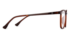 Brown Square Full Rim Unisex Eyeglasses by Lenskart Air-200569