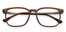 Load image into Gallery viewer, Brown Square Full Rim Unisex Eyeglasses by Lenskart Air-200569