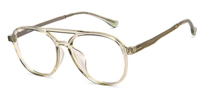 Green Aviator Full Rim Unisex Eyeglasses by Lenskart Air-200572