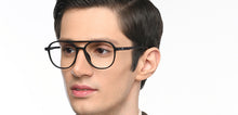 Load image into Gallery viewer, Black Round Full Rim Unisex Eyeglasses by Lenskart Air-211961
