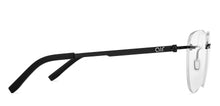 Load image into Gallery viewer, Black Aviator Rimless Unisex Eyeglasses by Lenskart Air-200728