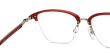 Load image into Gallery viewer, Red Square Half Rim Unisex Eyeglasses by Lenskart Air-200757