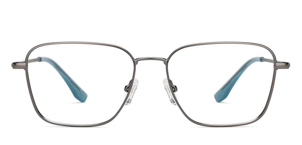 Blue Round Full Rim Unisex Eyeglasses by Lenskart Air-206140