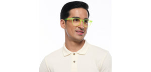 Green Wayfarer Full Rim Unisex Eyeglasses by Lenskart Hustlr-217432