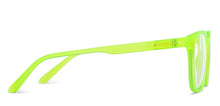 Load image into Gallery viewer, Electric Green Wayfarer Full Rim Unisex Eyeglasses by Lenskart Hustlr-217433