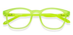 Electric Green Wayfarer Full Rim Unisex Eyeglasses by Lenskart Hustlr-217433