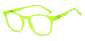Electric Green Wayfarer Full Rim Unisex Eyeglasses by Lenskart Hustlr-217433