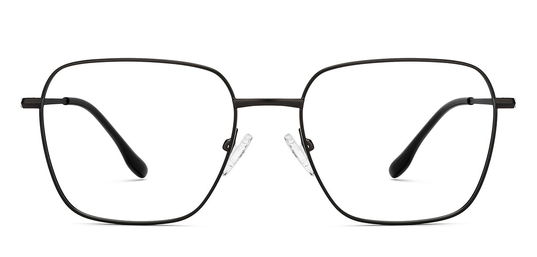 Black Square Full Rim Unisex Eyeglasses by Lenskart Air-213111