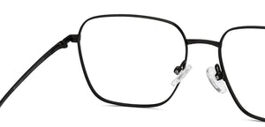 Black Square Full Rim Unisex Eyeglasses by Lenskart Air-213111