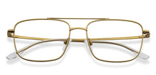 Load image into Gallery viewer, Gold Rectangle Full Rim Unisex Eyeglasses by Lenskart Air-213119