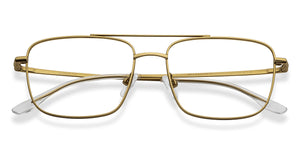 Gold Rectangle Full Rim Unisex Eyeglasses by Lenskart Air-213119