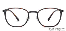 Load image into Gallery viewer, Brown Wayfarer Full Rim Unisex Eyeglasses by Lenskart Air-143075