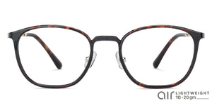 Brown Wayfarer Full Rim Unisex Eyeglasses by Lenskart Air-143075
