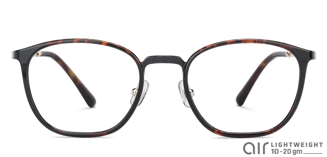 Brown Wayfarer Full Rim Unisex Eyeglasses by Lenskart Air-143075