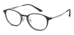 Grey Round Full Rim Unisex Eyeglasses by Lenskart Air-143087