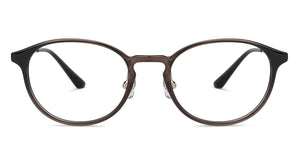 Grey Round Full Rim Unisex Eyeglasses by Lenskart Air-143087