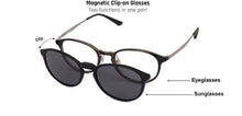 Load image into Gallery viewer, Grey Round Full Rim Unisex Eyeglasses by Lenskart Air-143087