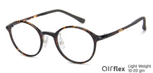 Load image into Gallery viewer, Brown Round Full Rim Unisex Eyeglasses by Lenskart Air Computer Glasses-147796