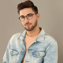 Load image into Gallery viewer, Brown Round Full Rim Unisex Eyeglasses by Lenskart Air-143089