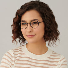 Load image into Gallery viewer, Brown Round Full Rim Unisex Eyeglasses by Lenskart Air-143089