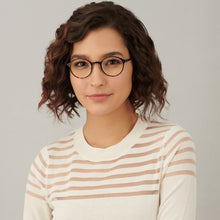 Load image into Gallery viewer, Brown Round Full Rim Unisex Eyeglasses by Lenskart Air-143089