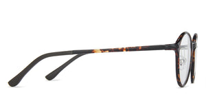 Brown Round Full Rim Unisex Eyeglasses by Lenskart Air Computer Glasses-147796
