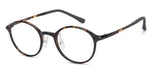 Brown Round Full Rim Unisex Eyeglasses by Lenskart Air-143089