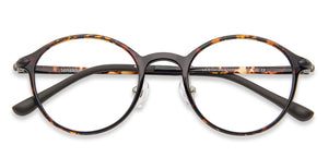 Brown Round Full Rim Unisex Eyeglasses by Lenskart Air Computer Glasses-147796