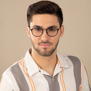 Maroon Round Full Rim Unisex Eyeglasses by Lenskart Air LA-143094