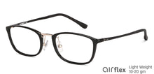 Load image into Gallery viewer, Black Rectangle Full Rim Unisex Eyeglasses by Lenskart Air Computer Glasses-147789