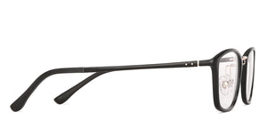 Black Rectangle Full Rim Unisex Eyeglasses by Lenskart Air Computer Glasses-147789