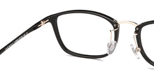 Load image into Gallery viewer, Black Rectangle Full Rim Unisex Eyeglasses by Lenskart Air Computer Glasses-147789