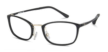 Load image into Gallery viewer, Black Rectangle Full Rim Wide Unisex Eyeglasses by Lenskart Air-143096