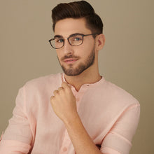 Load image into Gallery viewer, Brown Rectangle Full Rim Unisex Eyeglasses by Lenskart Air-143097
