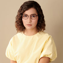 Load image into Gallery viewer, Brown Rectangle Full Rim Unisex Eyeglasses by Lenskart Air-143097