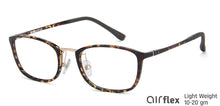 Load image into Gallery viewer, Brown Rectangle Full Rim Unisex Eyeglasses by Lenskart Air-143097