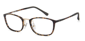 Brown Rectangle Full Rim Unisex Eyeglasses by Lenskart Air-143097