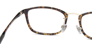 Brown Rectangle Full Rim Unisex Eyeglasses by Lenskart Air-143097