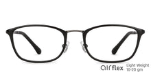 Load image into Gallery viewer, Black Rectangle Full Rim Unisex Eyeglasses by Lenskart Air Computer Glasses-147786