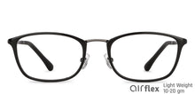 Load image into Gallery viewer, Black Rectangle Full Rim Unisex Eyeglasses by Lenskart Air LA-143099