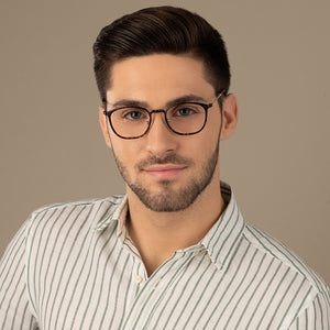 Brown Rectangle Full Rim Unisex Eyeglasses by Lenskart Air LA-143100