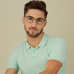 Green Rectangle Full Rim Unisex Eyeglasses by Lenskart Air-143102