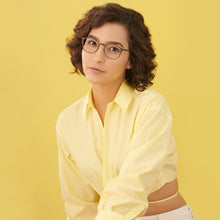 Load image into Gallery viewer, Green Rectangle Full Rim Unisex Eyeglasses by Lenskart Air-143102