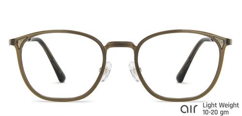 Green Rectangle Full Rim Unisex Eyeglasses by Lenskart Air-143102