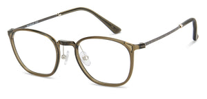 Green Rectangle Full Rim Unisex Eyeglasses by Lenskart Air-143102