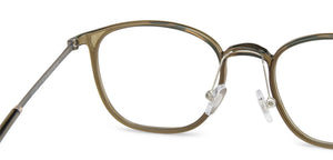 Green Rectangle Full Rim Unisex Eyeglasses by Lenskart Air-143102