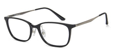 Load image into Gallery viewer, Black Rectangle Full Rim Wide Unisex Eyeglasses by Lenskart Air LA-143104